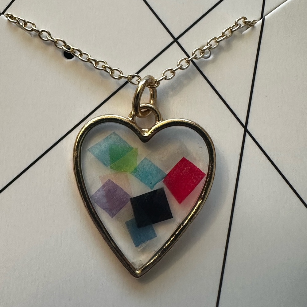 Taylor Swift The Eras Tour confetti necklace